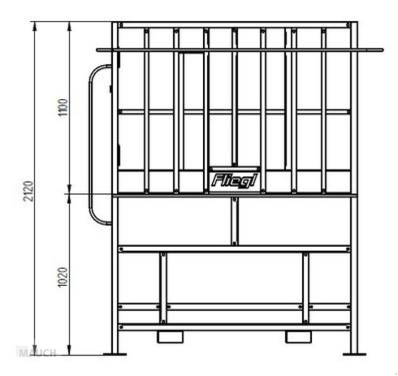 Frontladerzubehör (Bagger) του τύπου Fliegl Arbeitskorb mit Erhöhung Euro und Palettengabel, Neumaschine σε Burgkirchen (Φωτογραφία 11)