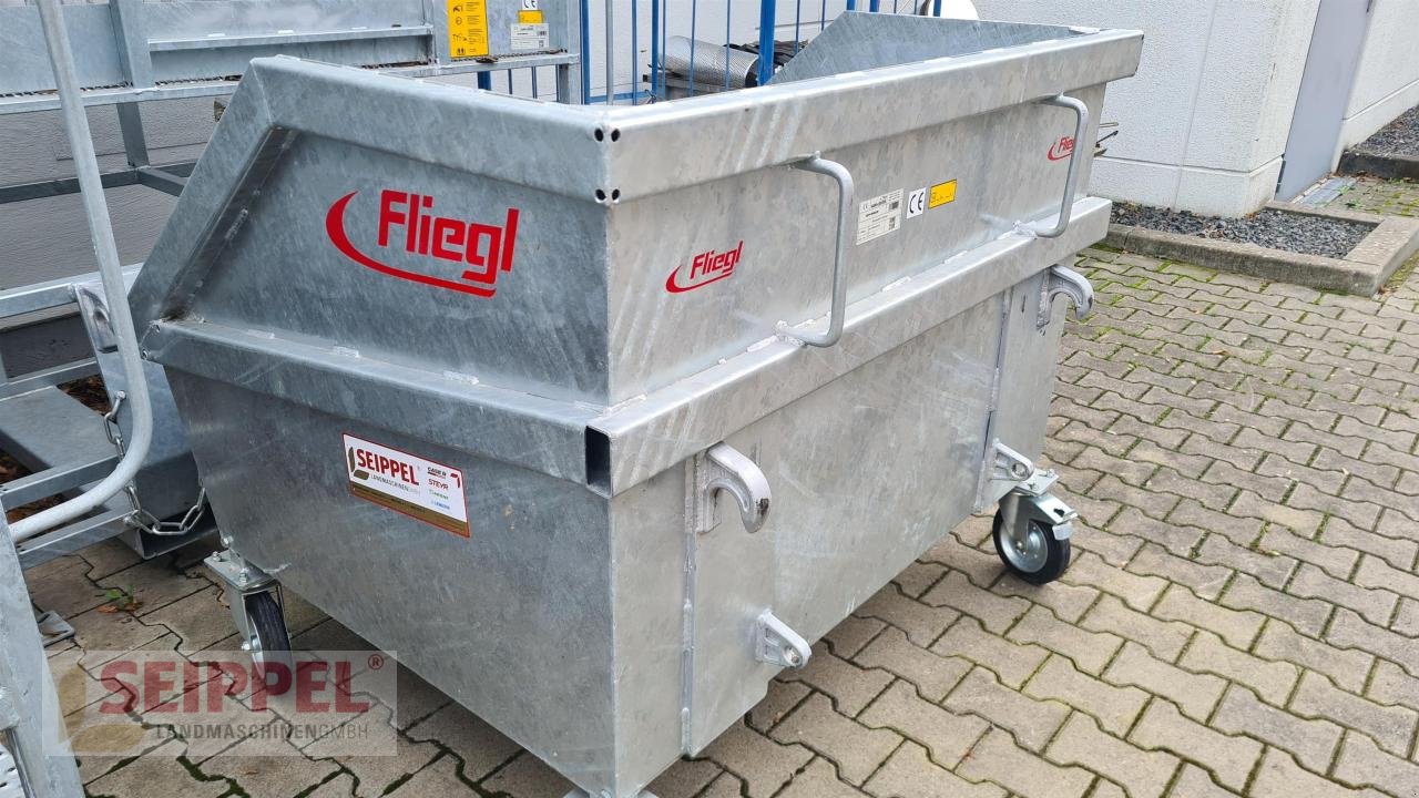 Frontladerzubehör (Bagger) van het type Fliegl ROLLCONTAINER UNIVERSAL MIT BEREIFUNG, Neumaschine in Groß-Umstadt (Foto 2)