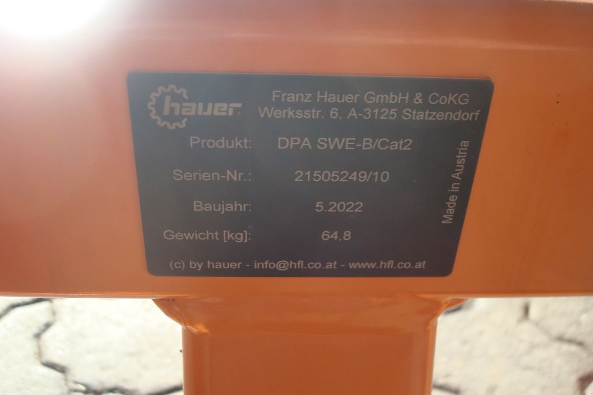 Frontladerzubehör (Bagger) tip Hauer 3-Punkt Adapter für Euro/Hauer Aufnahme, Neumaschine in Judenburg (Poză 12)