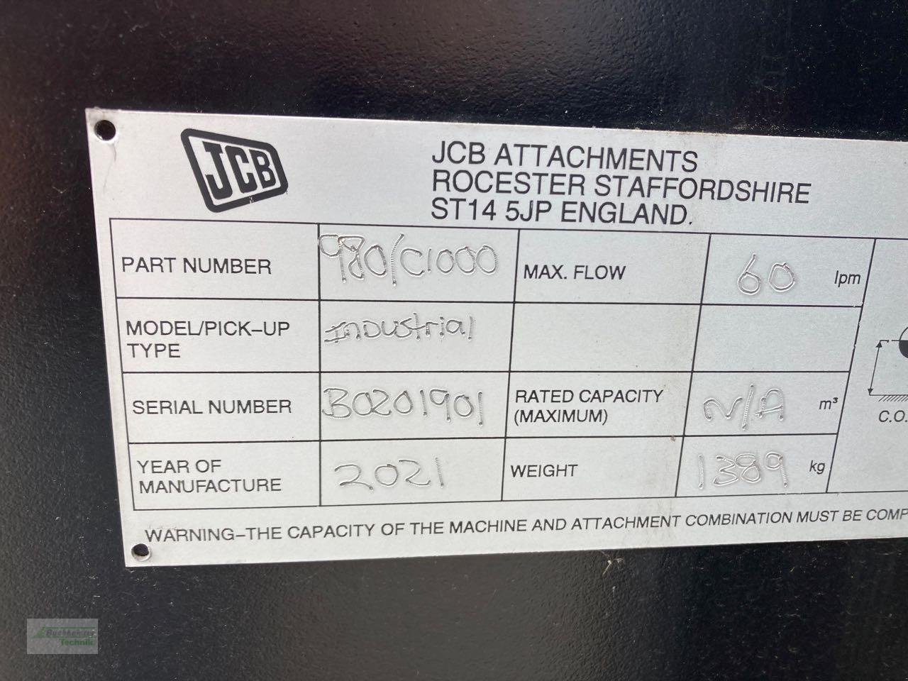 Frontladerzubehör (Bagger) tipa JCB Grasforke klappbar 14ft, Neumaschine u Nordstemmen (Slika 4)