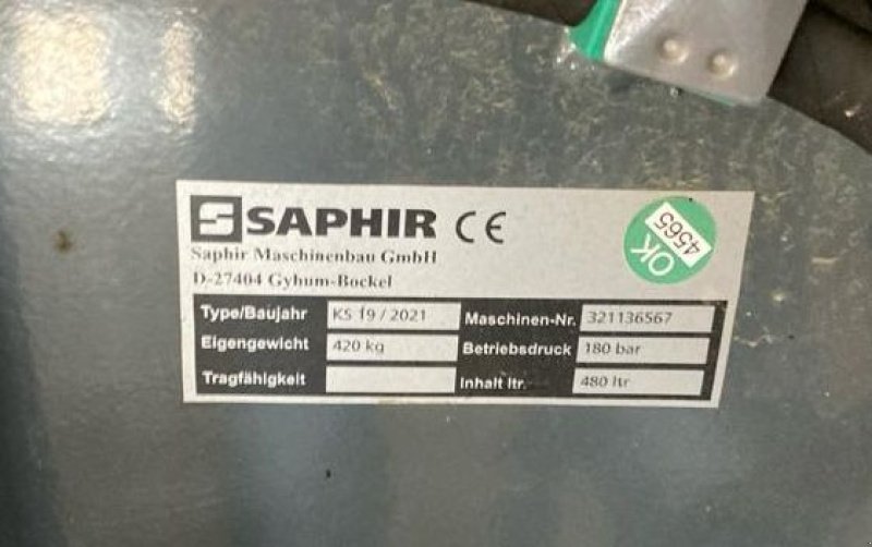 Frontladerzubehör (Bagger) типа Saphir Greifschaufel 480 l, Gebrauchtmaschine в Burkau (Фотография 8)