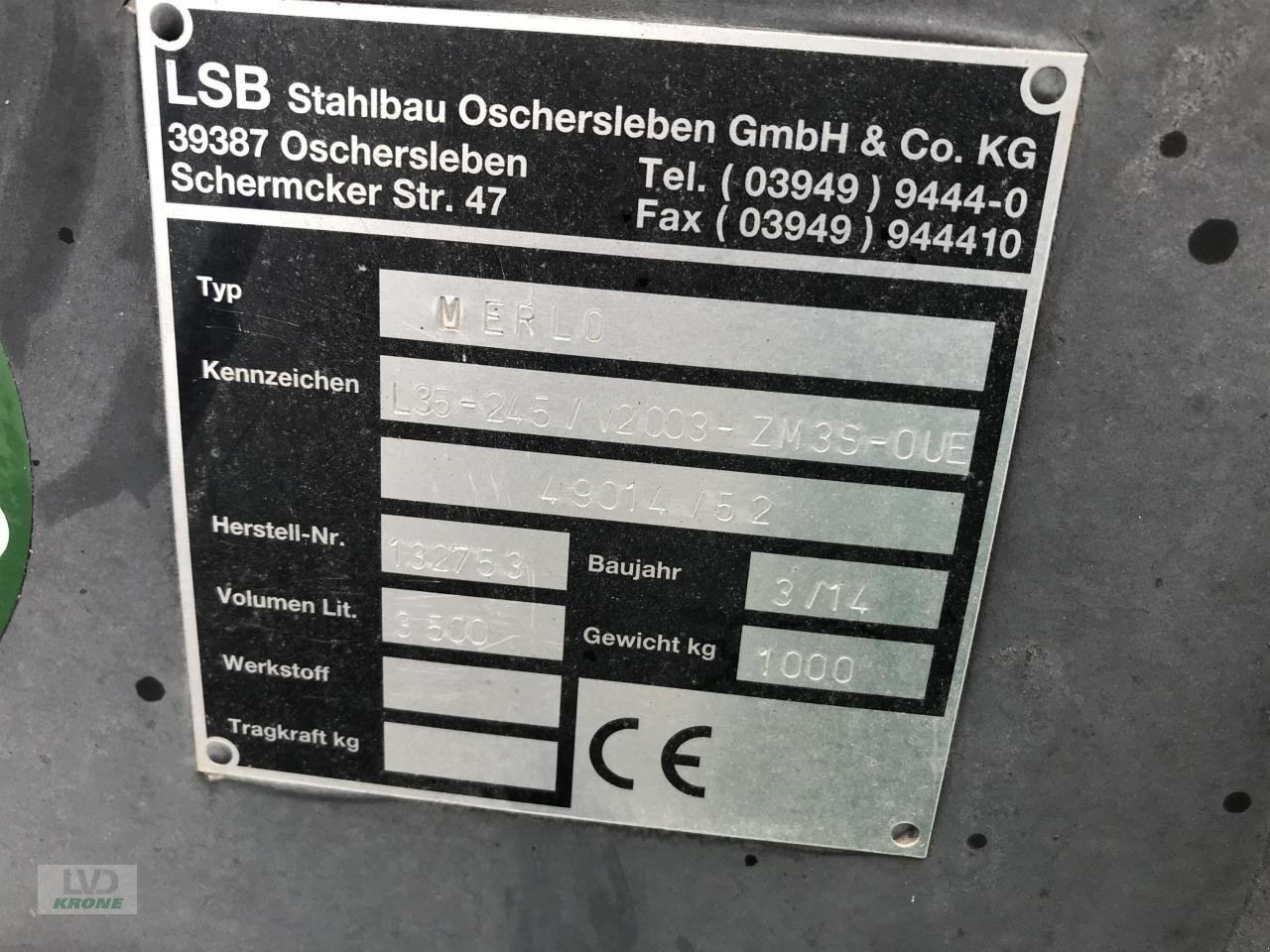 Frontladerzubehör (Bagger) typu Sonstige LSB L35-245, Gebrauchtmaschine v Alt-Mölln (Obrázek 5)