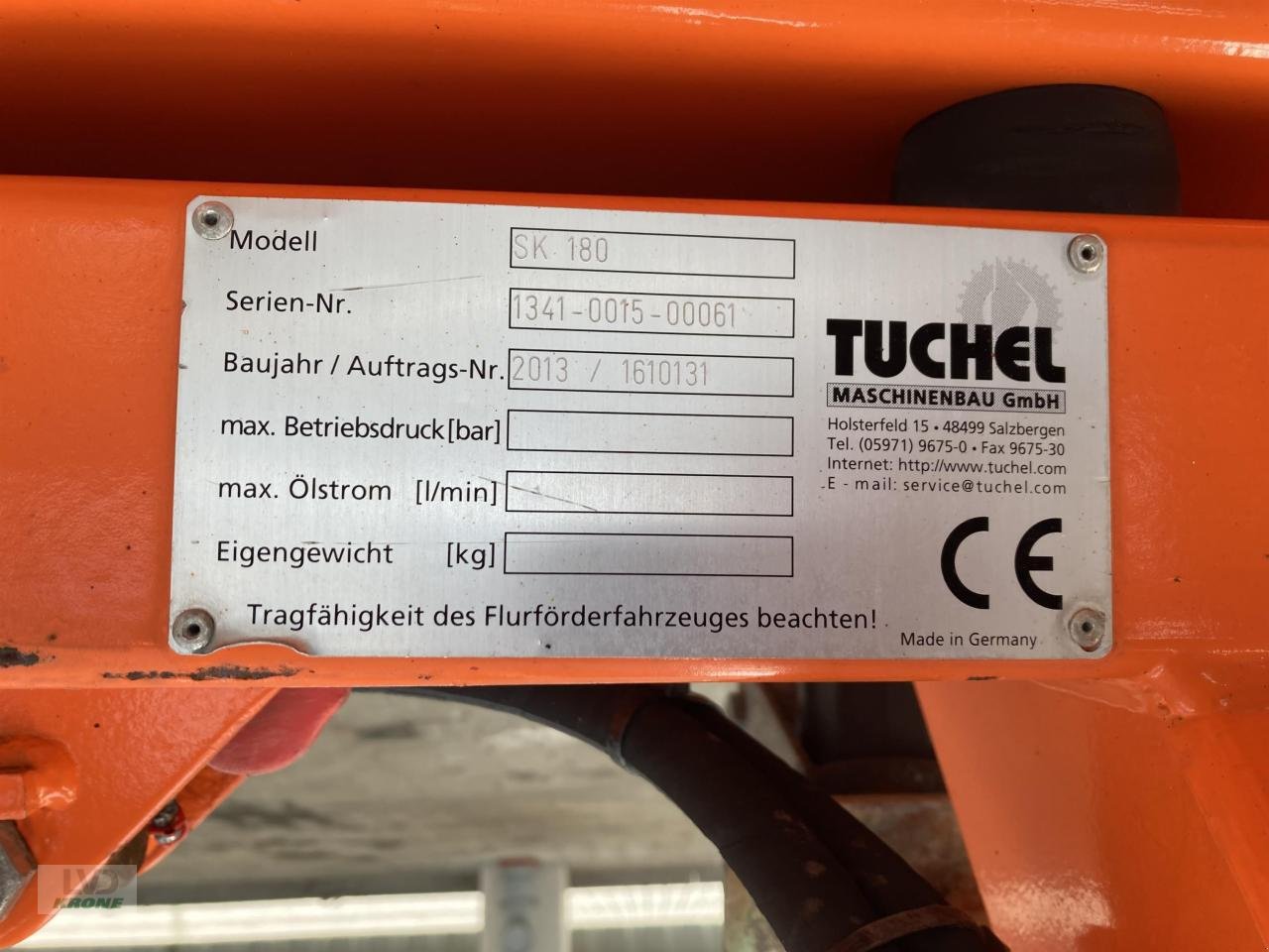 Frontladerzubehör (Bagger) del tipo Tuchel SK 180, Gebrauchtmaschine en Spelle (Imagen 4)