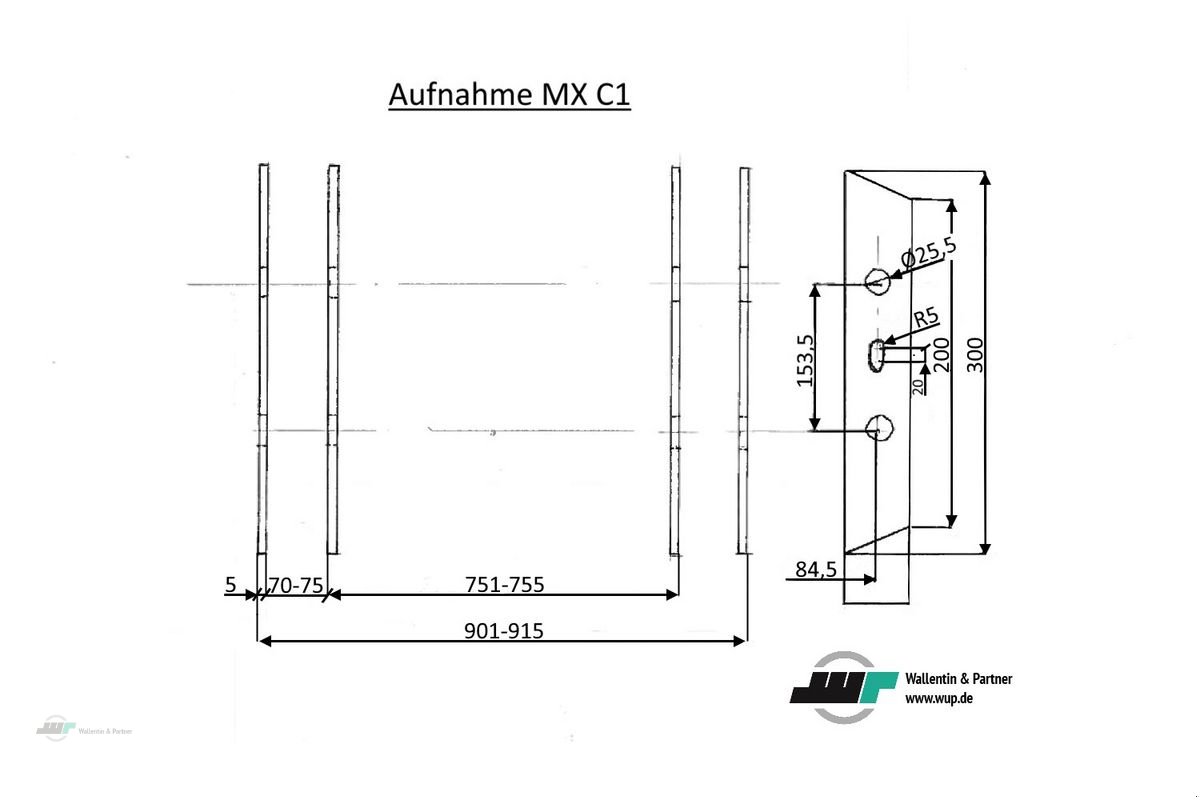 Frontladerzubehör Türe ait Alö Krokodilgebiss 1,20 m Mini Euroaufnahme  0,32 m³, Neumaschine içinde Wesenberg (resim 5)