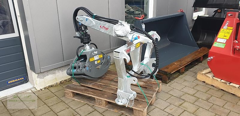 Frontladerzubehör del tipo Fliegl Rückezange Hydr./RZ 185 Combi Plus/ Euro/Dreipunkt/Rotator/Verladezange, Neumaschine en Gerstetten (Imagen 1)