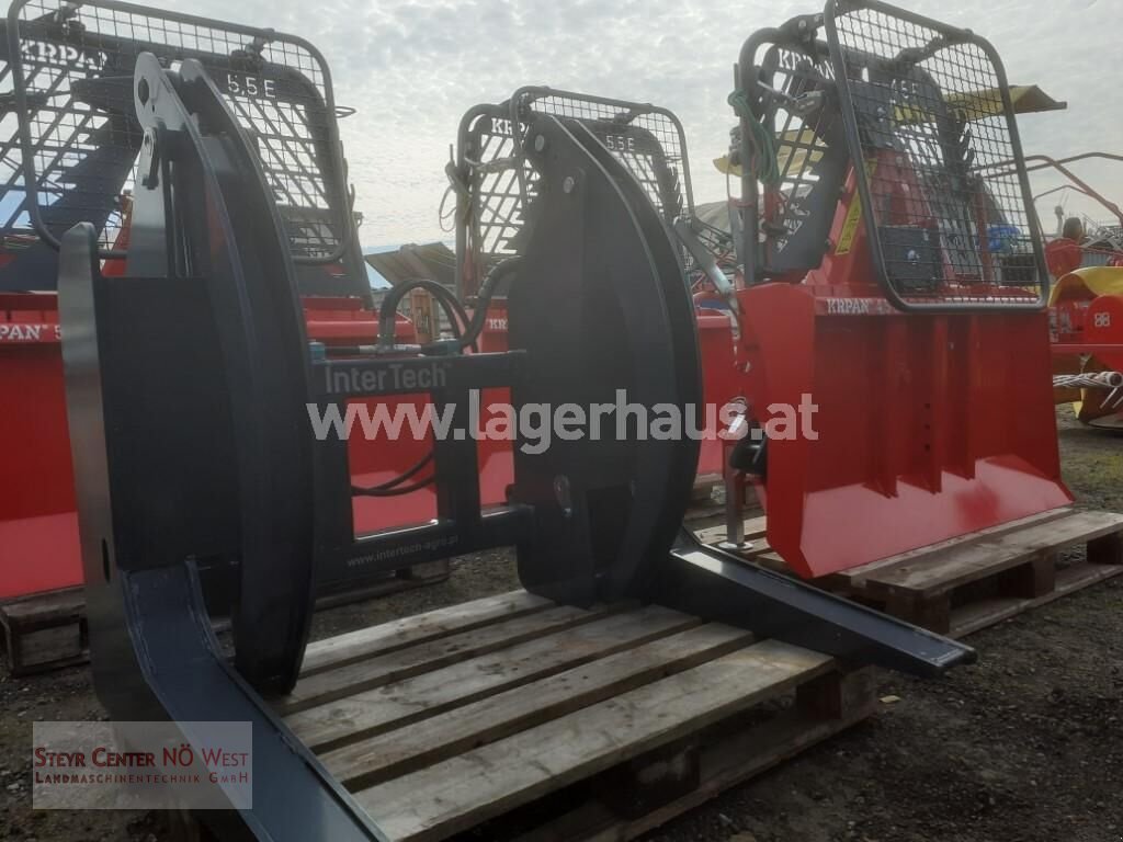 Frontladerzubehör типа InterTech HOLZGREIFER - 2.ZYLINDER EURO-AUFNAHME, Gebrauchtmaschine в Purgstall (Фотография 8)