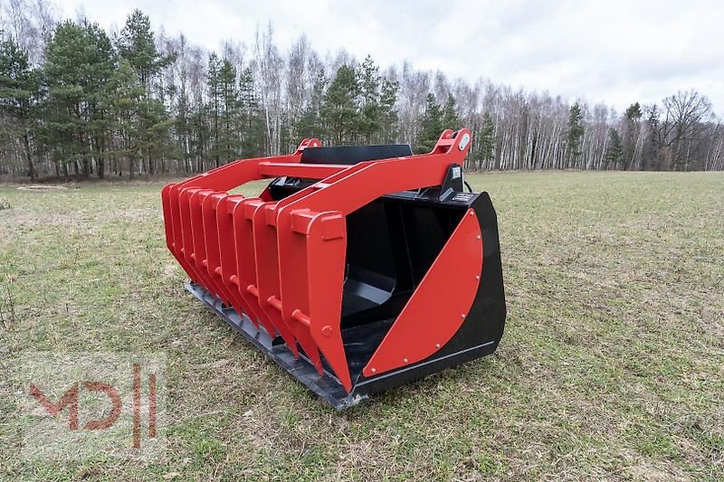 Frontladerzubehör van het type MD Landmaschinen AT Krokodilschaufel MAX – gebogene Zähne, Neumaschine in Zeven (Foto 8)