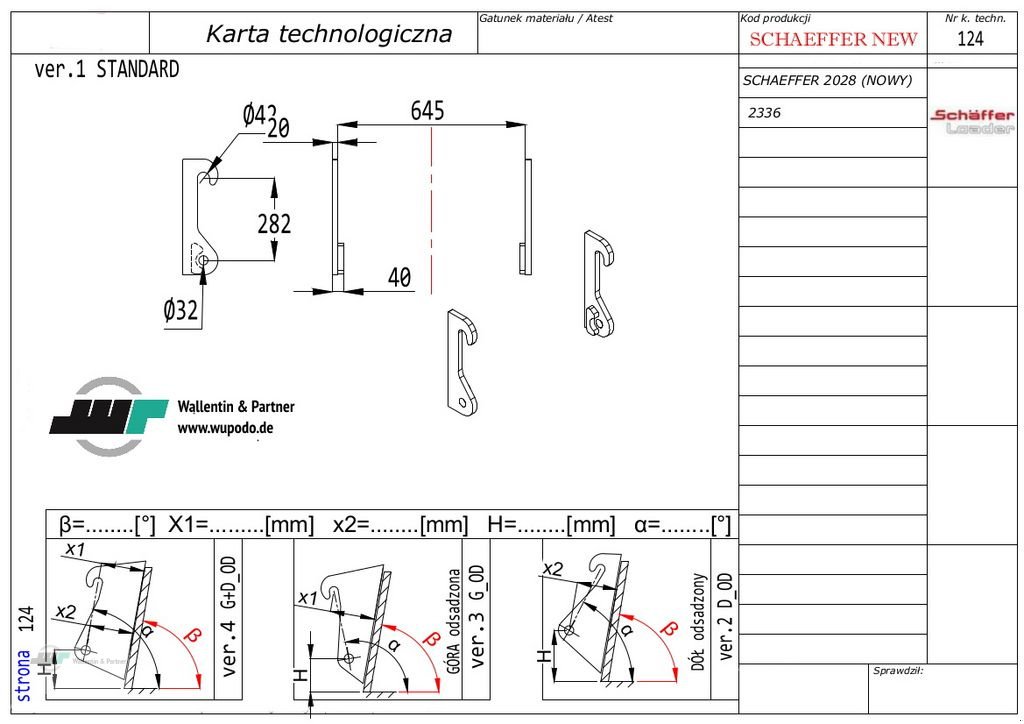 Frontladerzubehör du type Sonstige Krokodilgebiss 1,00 m Aufnahme Schäffer SWH, Neumaschine en Wesenberg (Photo 9)