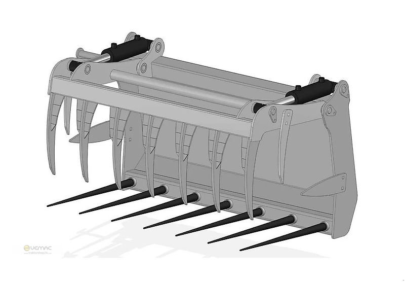 Frontladerzubehör del tipo Vemac Krokodilgebiss 90 cm Kroko Gebiss Avant Multione Giant Hoflader, Neumaschine en Sülzetal OT Osterweddingen (Imagen 1)