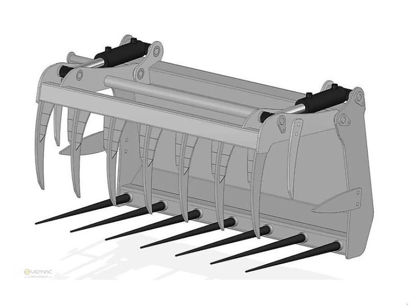 Frontladerzubehör del tipo Vemac Krokodilgebiss 90 cm Kroko Gebiss Avant Multione Giant Hoflader, Neumaschine en Sülzetal OT Osterweddingen (Imagen 1)