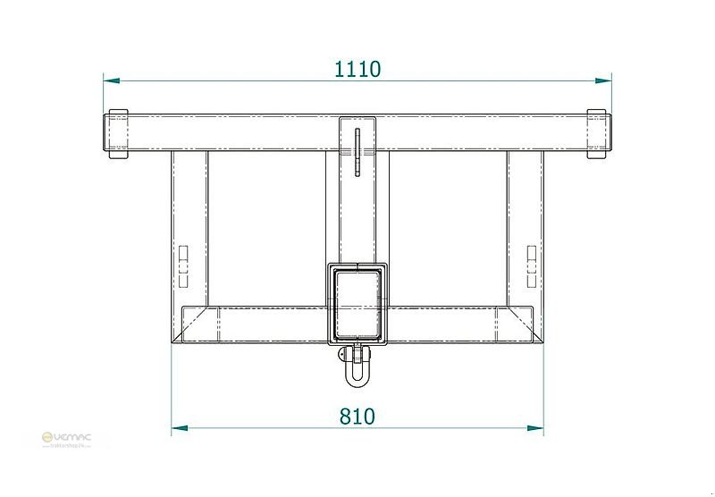 Frontladerzubehör del tipo Vemac Lasthaken Lastarm Tragarm Teleskoparm Frontlader Radlader Euro, Neumaschine en Sülzetal OT Osterweddingen (Imagen 2)