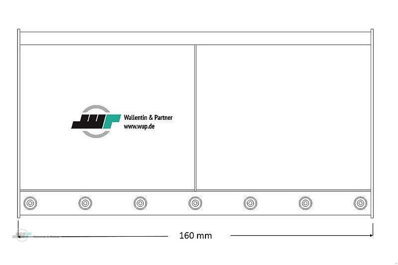 Frontladerzubehör типа Wallentin & Partner Dunggabel 1,60m Euroaufnahme, Neumaschine в Wesenberg (Фотография 6)