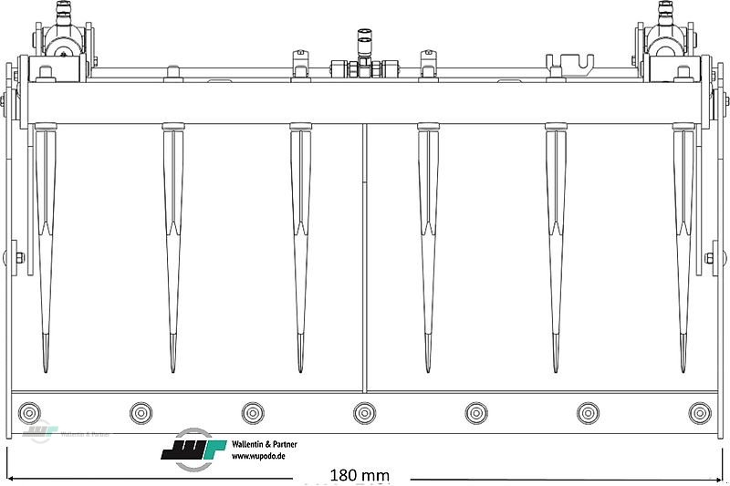 Frontladerzubehör типа Wallentin & Partner Krokodilgebiss 1,80 m - Silozange - Krokodilzange - Euroaufnahme, Neumaschine в Wesenberg (Фотография 5)