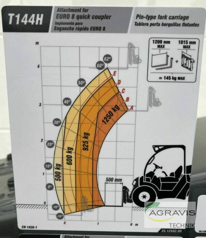 Frontstapler za tip Ausa T144H, Gebrauchtmaschine u Ahaus-Wessum (Slika 9)