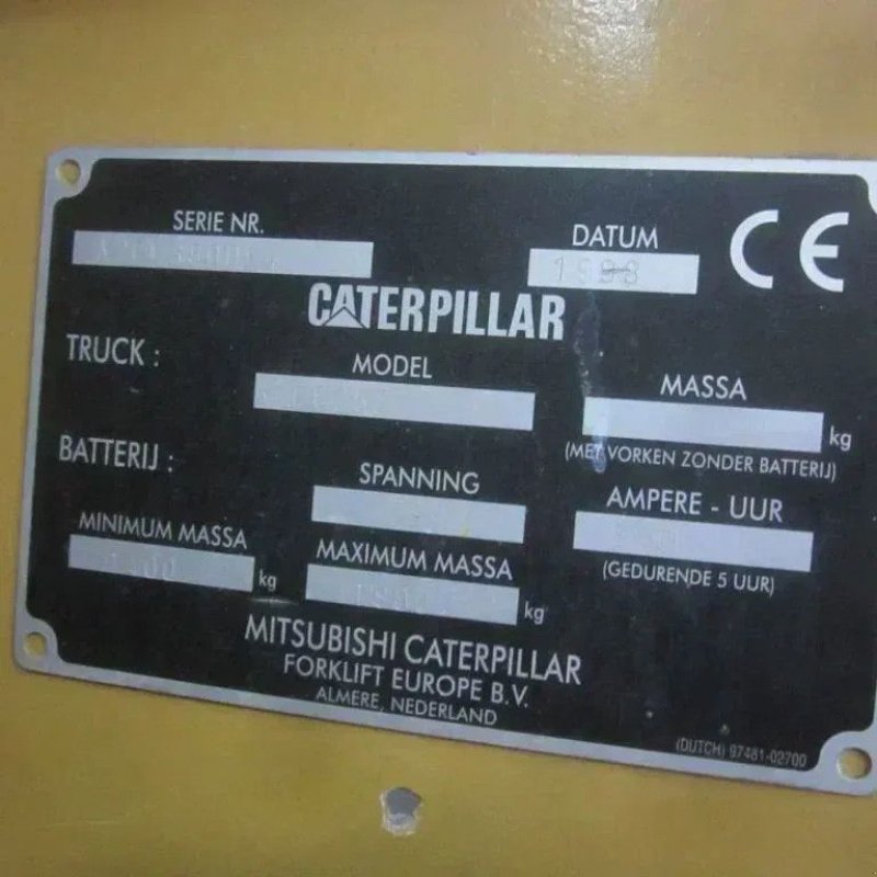 Frontstapler του τύπου Caterpillar EC25E, heftruck elektrisch, triplo, side shift, containermast., Gebrauchtmaschine σε Tubbergen (Φωτογραφία 9)