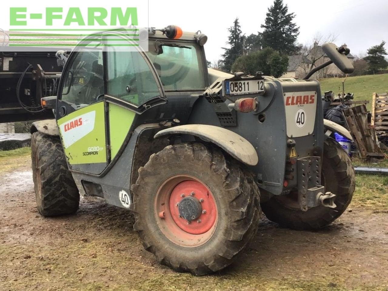 Frontstapler van het type CLAAS scorpion 6030, Gebrauchtmaschine in SAINTE-GENEVIÈVE-SUR-ARGENCE (Foto 3)