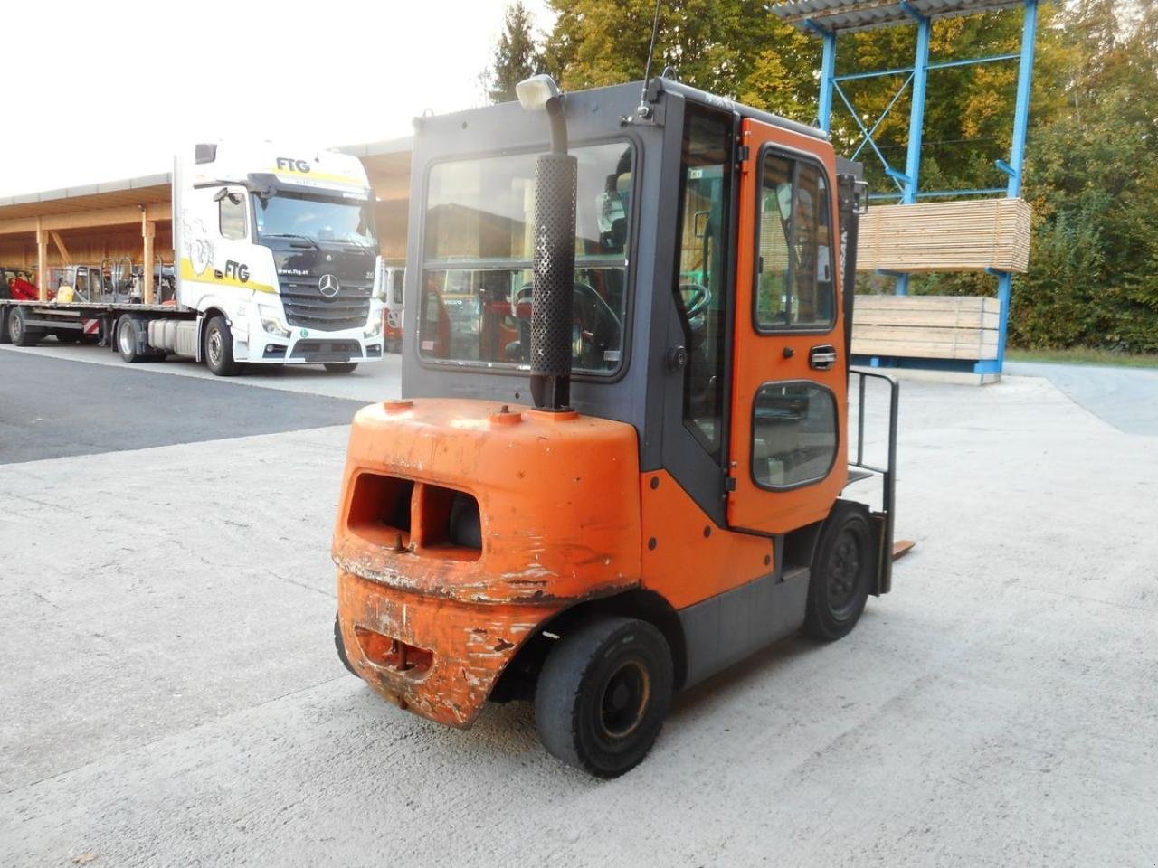 Frontstapler du type Doosan d25s-5 triplex 4,73m + ss + kabine, Gebrauchtmaschine en ST. NIKOLAI/DR. (Photo 4)