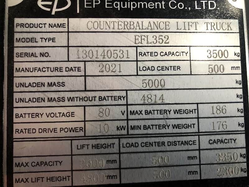 Frontstapler tip EP EFL352, Gebrauchtmaschine in Aalst (Poză 8)