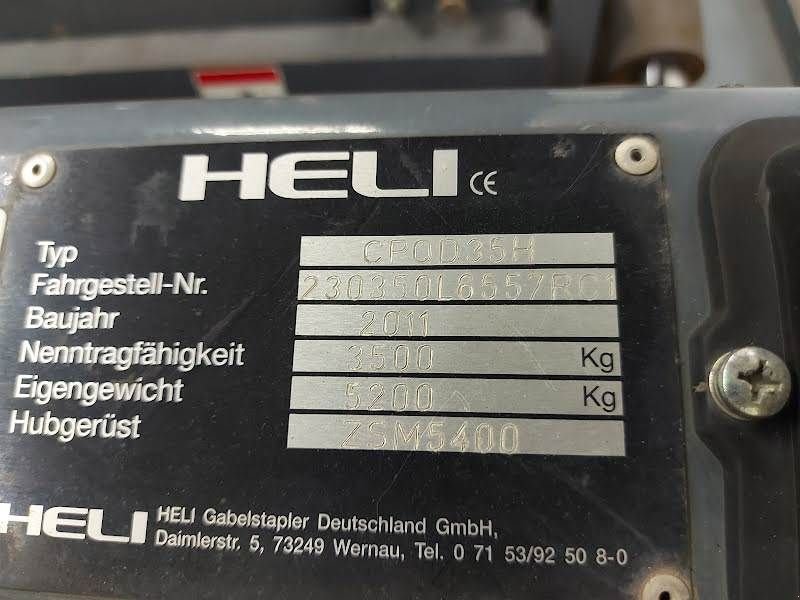 Frontstapler от тип Heli CPQD35, Gebrauchtmaschine в Waregem (Снимка 8)