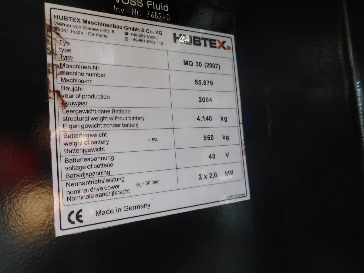 Frontstapler of the type Hubtex MQ30 Triplex ( Batterie aus Bj. 2020 ), Gebrauchtmaschine in St. Nikolai ob Draßling (Picture 9)