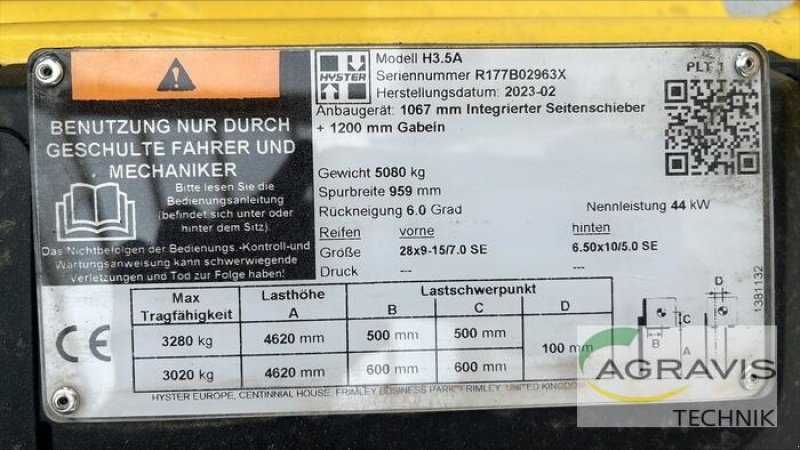 Frontstapler a típus Hyster H 2.5 A, Neumaschine ekkor: Ahaus-Wessum (Kép 6)