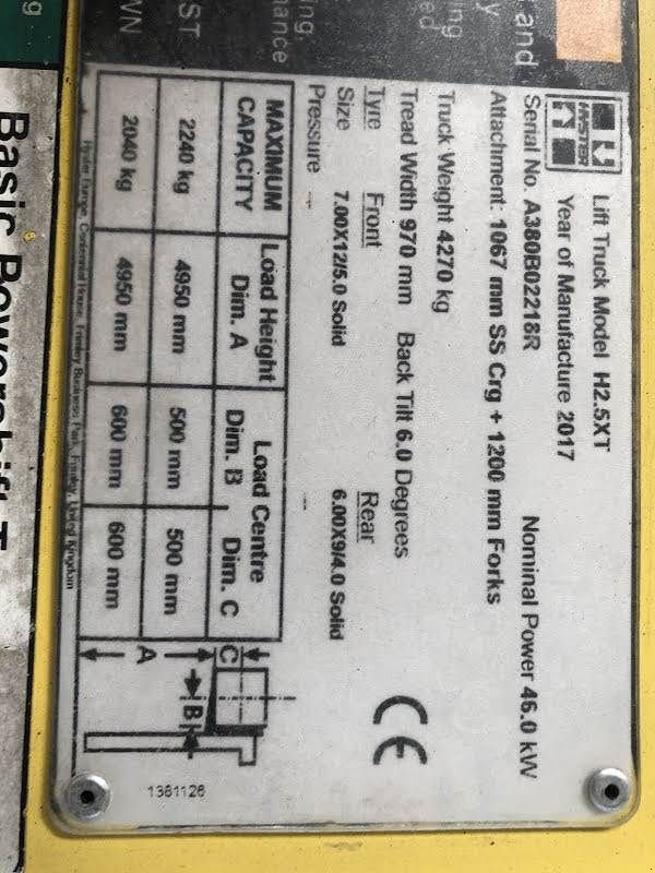 Frontstapler of the type Hyster H2.5XT, Gebrauchtmaschine in Aalst (Picture 8)