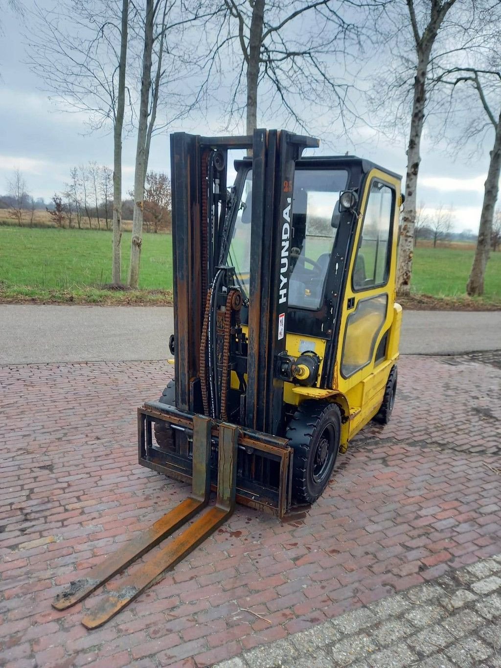 Frontstapler des Typs Hyundai 25L-7, Gebrauchtmaschine in Antwerpen (Bild 2)