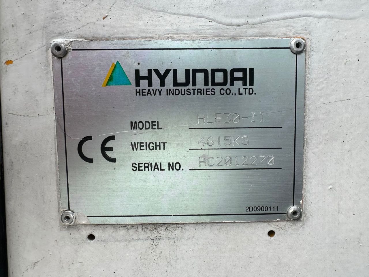 Frontstapler tip Hyundai HLF30-11, Gebrauchtmaschine in Budel-Schoot (Poză 10)