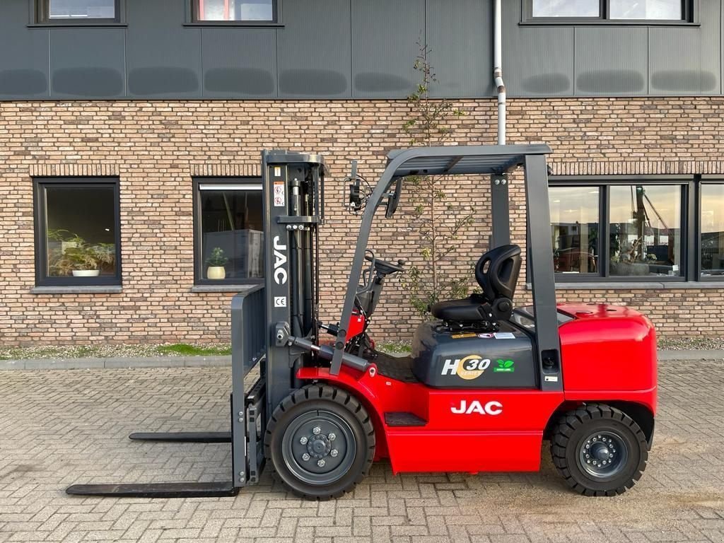 Frontstapler Türe ait Isuzu JAC CPCD30 3 ton Triplex Freelift Sideshift Diesel Heftruck New, Neumaschine içinde VEEN (resim 1)