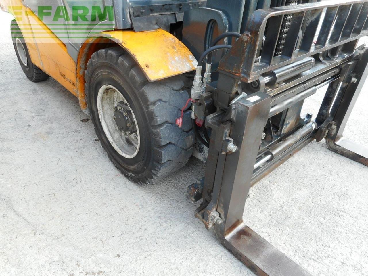 Frontstapler tip Jungheinrich dfg435 triplex 5,8m + ss! mit mitsubishi moto, Gebrauchtmaschine in ST. NIKOLAI/DR. (Poză 15)