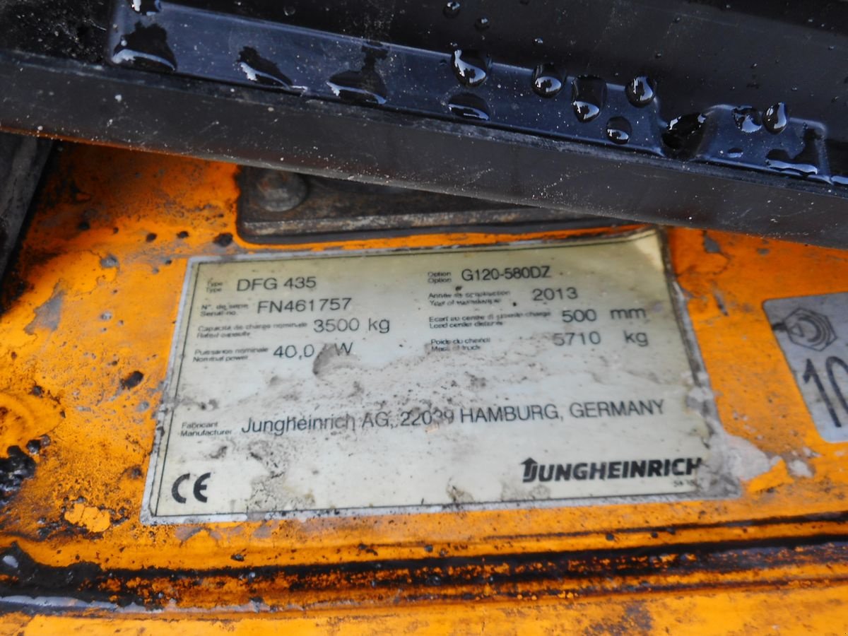 Frontstapler tip Jungheinrich DFG435 Triplex 5,8m + SS!    mit Mitsubishi Moto, Gebrauchtmaschine in St. Nikolai ob Draßling (Poză 11)