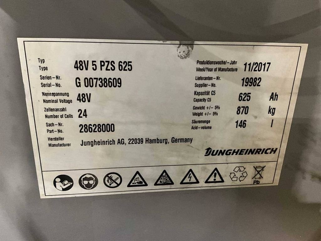 Frontstapler tipa Jungheinrich EFG 218k 480DZ, Gebrauchtmaschine u Antwerpen (Slika 5)