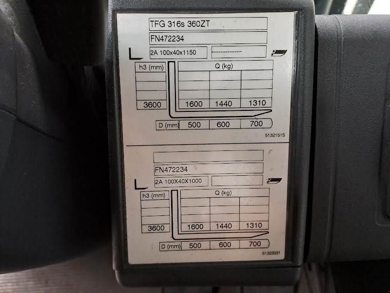 Frontstapler del tipo Jungheinrich TFG 316S, Gebrauchtmaschine en Waregem (Imagen 10)