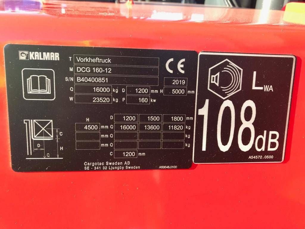 Frontstapler du type Kalmar DCG 160-12, Neumaschine en Sittard (Photo 4)