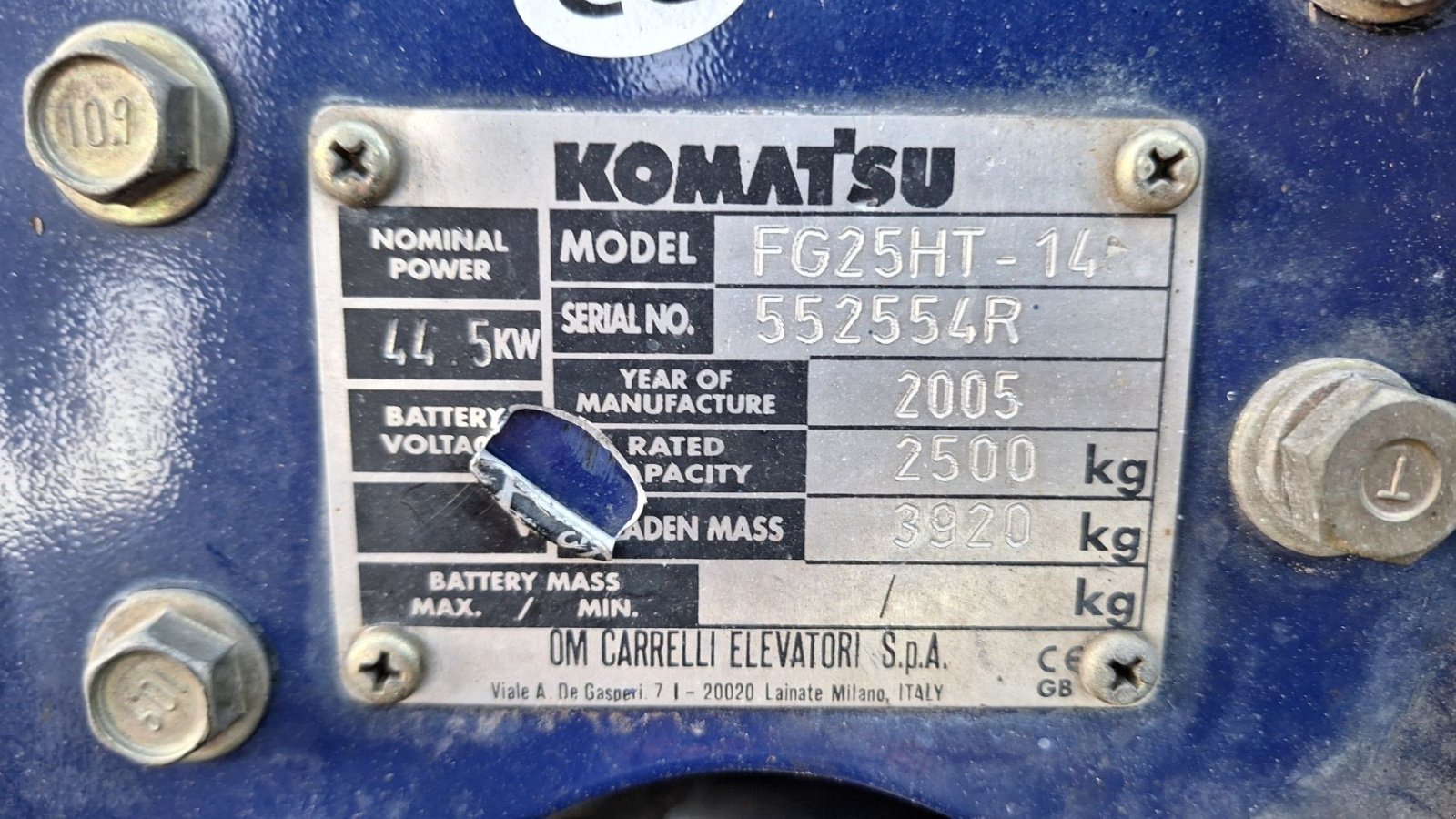 Frontstapler of the type Komatsu FG25, Gebrauchtmaschine in Dronten (Picture 8)