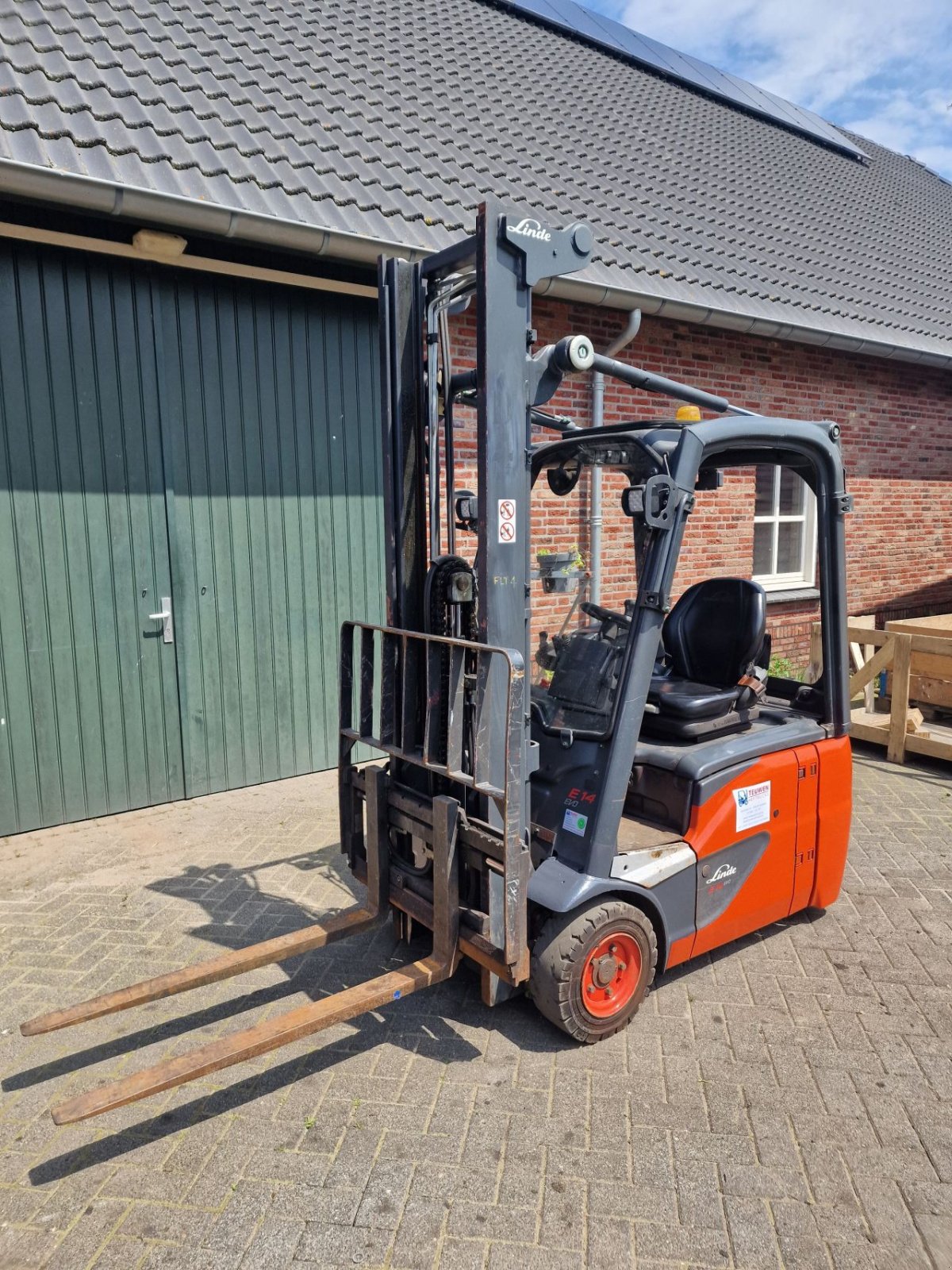 Frontstapler van het type Linde E14-02, Gebrauchtmaschine in Vlierden (Foto 2)