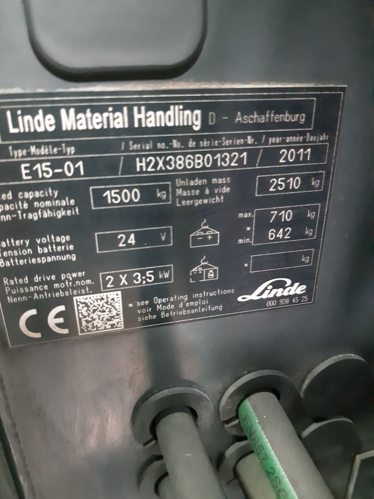 Frontstapler za tip Linde E15-01, Gebrauchtmaschine u Biddinghuizen (Slika 10)