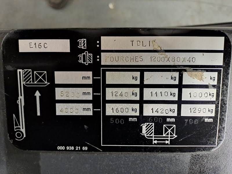 Frontstapler typu Linde E16C, Gebrauchtmaschine v Waregem (Obrázek 11)