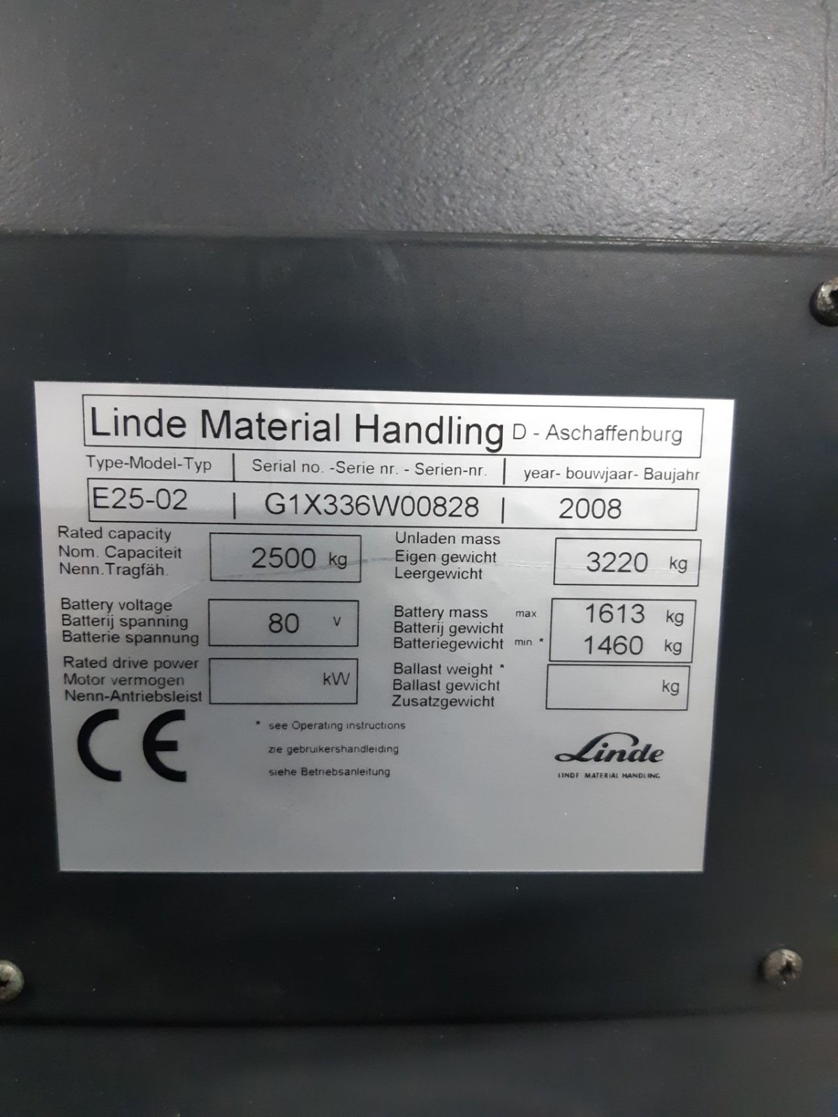 Frontstapler za tip Linde E25-02, Gebrauchtmaschine u Biddinghuizen (Slika 10)