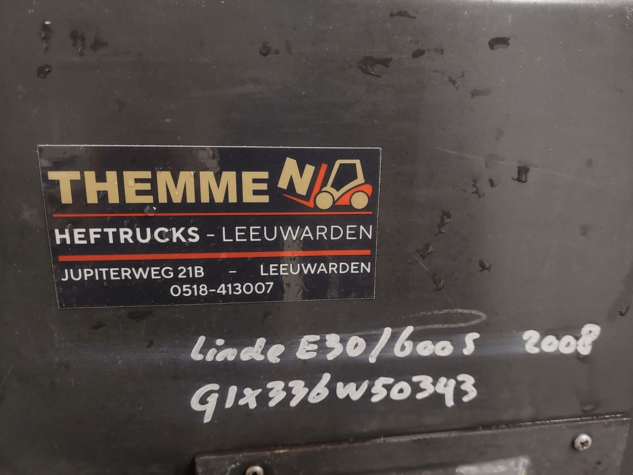 Frontstapler a típus Linde E30/600-03, Gebrauchtmaschine ekkor: Leeuwarden (Kép 4)