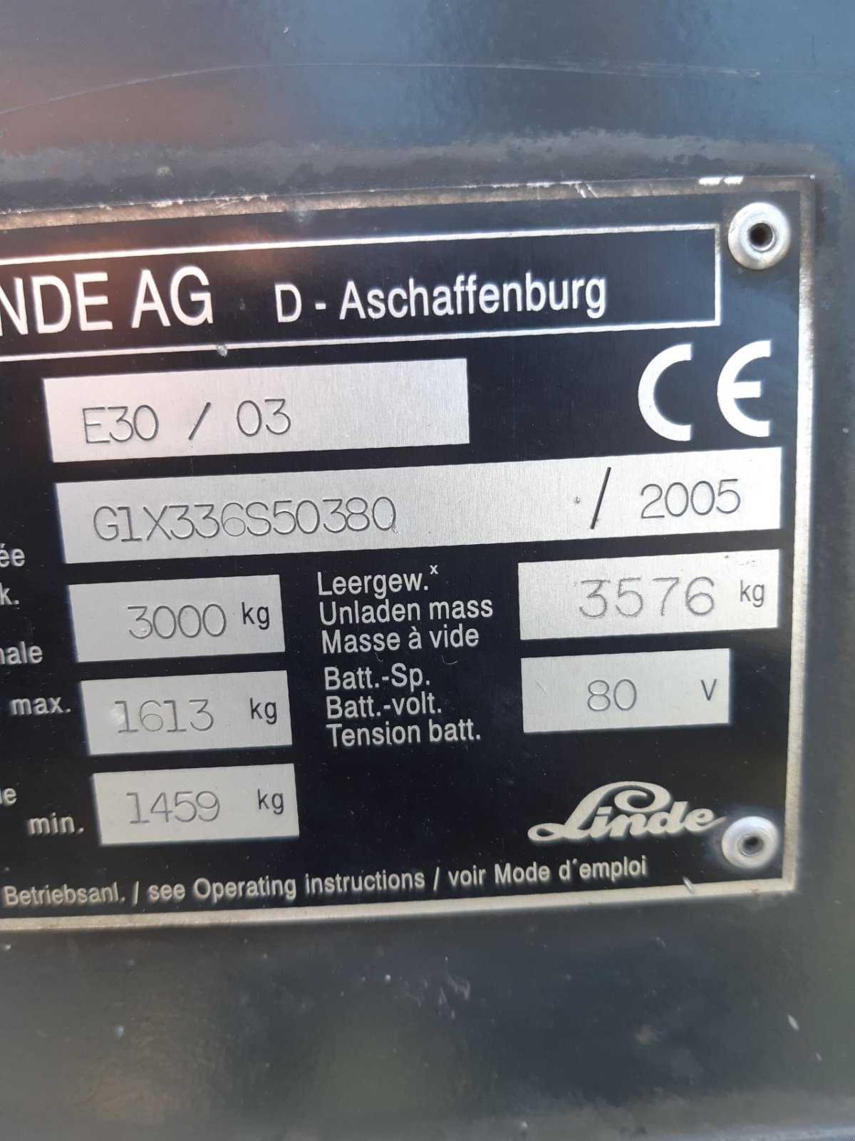 Frontstapler of the type Linde E30S-03, Gebrauchtmaschine in Biddinghuizen (Picture 10)