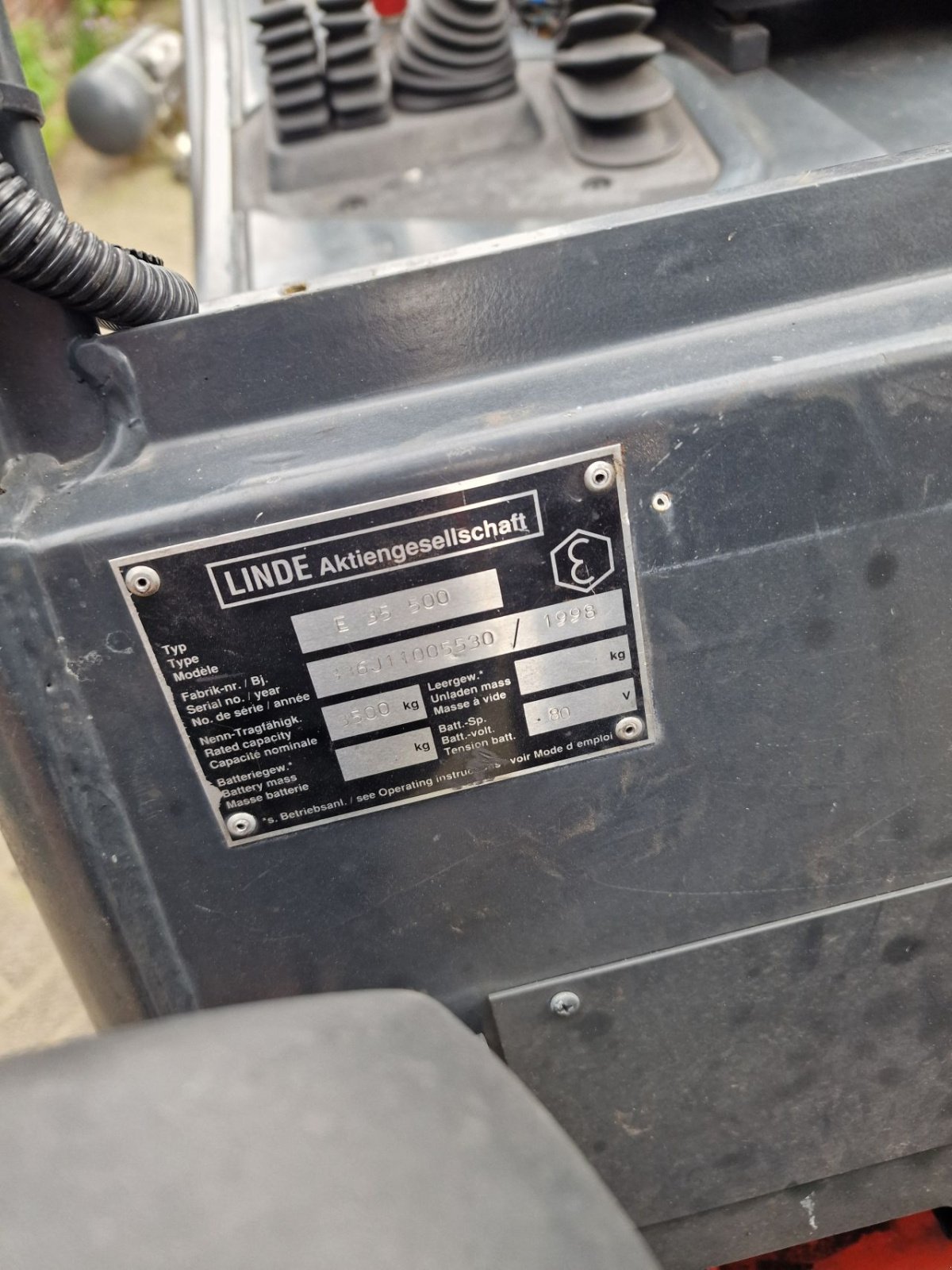 Frontstapler tip Linde E35, Gebrauchtmaschine in Vlierden (Poză 10)