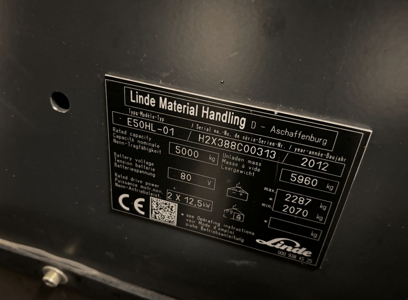 Frontstapler of the type Linde E50HL-01, Gebrauchtmaschine in Leeuwarden (Picture 5)