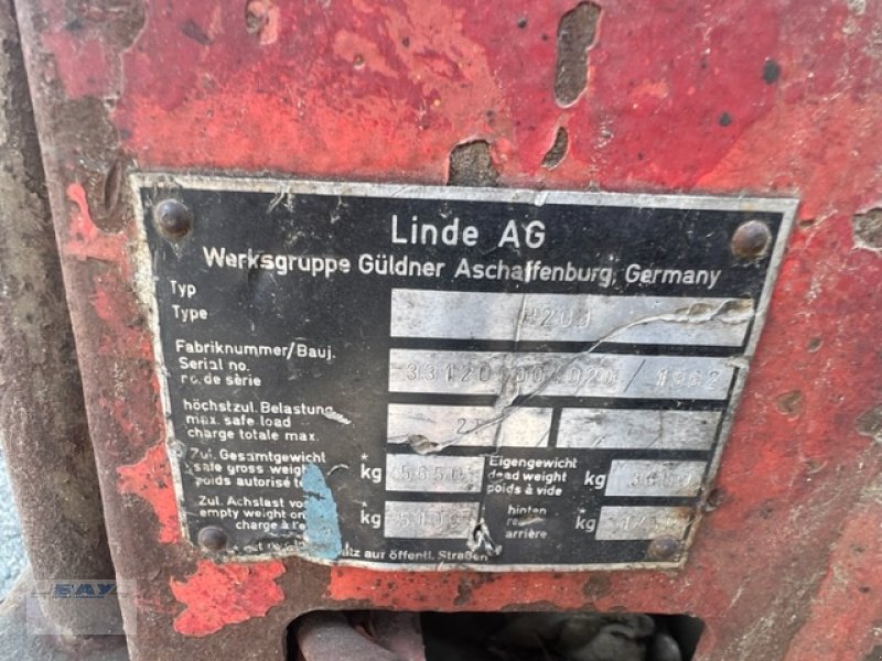 Frontstapler van het type Linde H 20 D, Gebrauchtmaschine in Sulzbach (Foto 8)