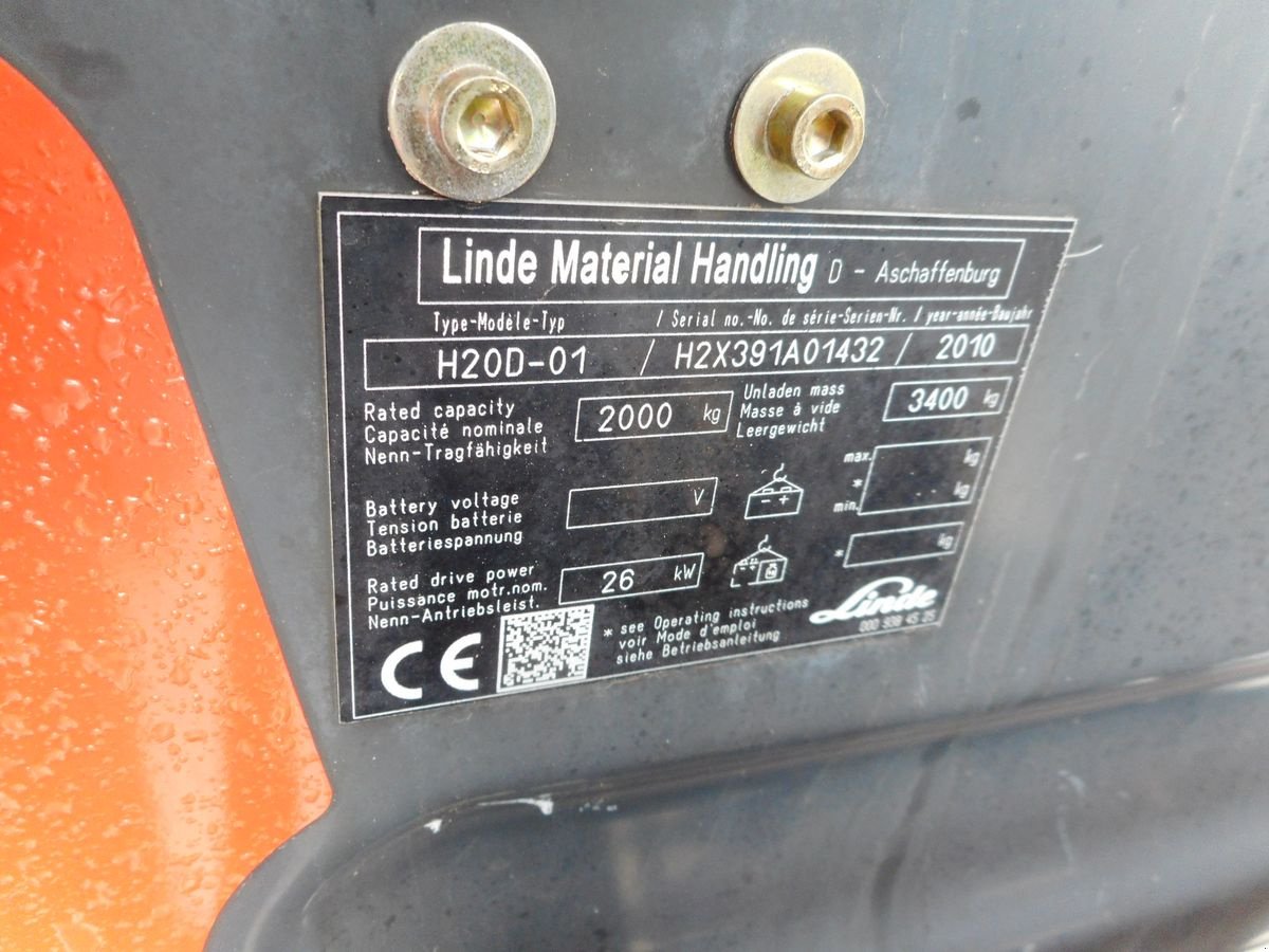 Frontstapler tip Linde H20D-01 Triplex 5,47 Meter, Gebrauchtmaschine in St. Nikolai ob Draßling (Poză 6)