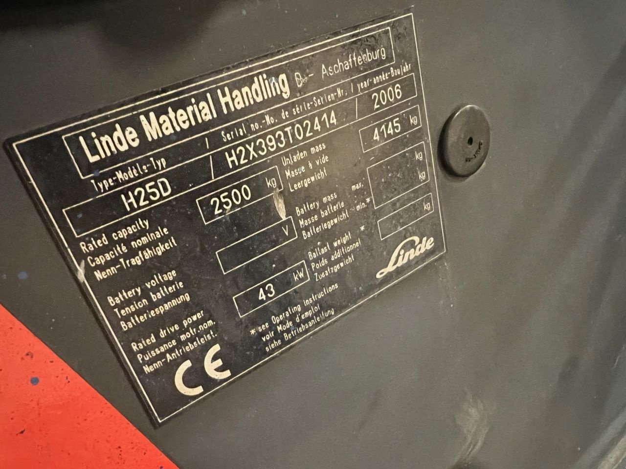 Frontstapler от тип Linde H25D 393, Gebrauchtmaschine в Leeuwarden (Снимка 4)