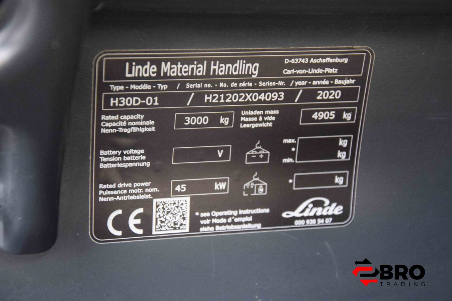 Frontstapler του τύπου Linde H30D-01 1202 Triplex, Gebrauchtmaschine σε mol (Φωτογραφία 8)