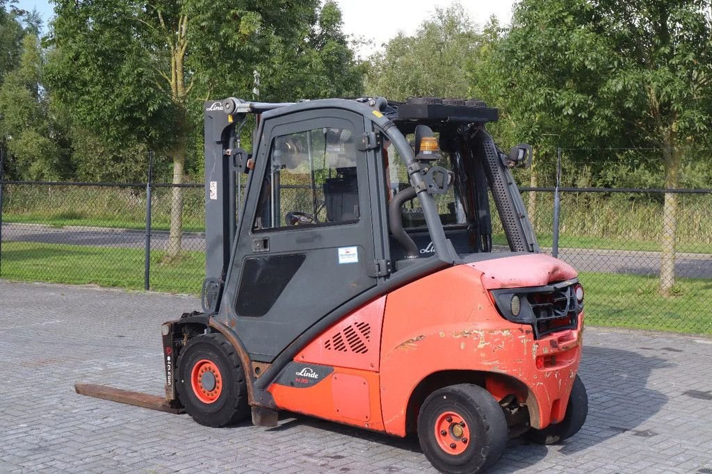 Frontstapler van het type Linde H35 D SIDESHIFT FORK SPREADERS EXTENDING FORKS, Gebrauchtmaschine in Marknesse (Foto 3)