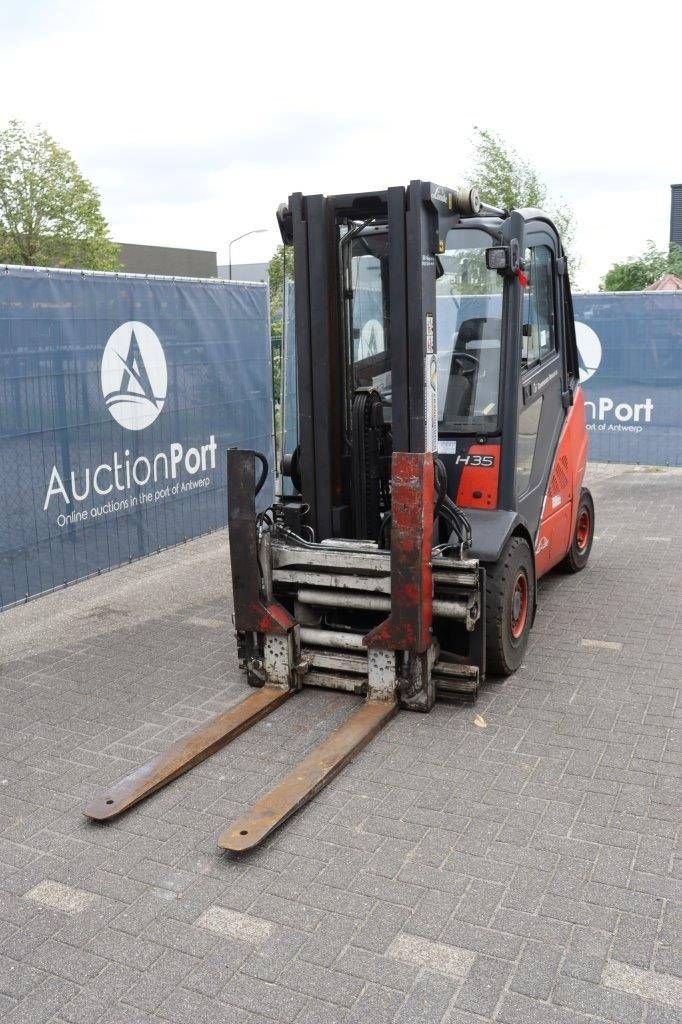 Frontstapler du type Linde H35T, Gebrauchtmaschine en Antwerpen (Photo 10)