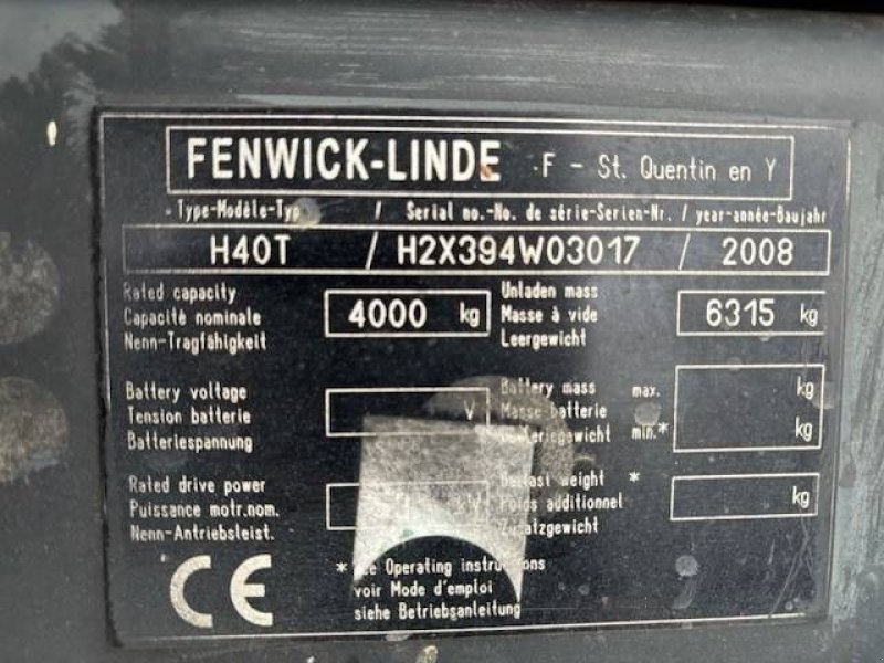 Frontstapler του τύπου Linde H40T, Gebrauchtmaschine σε Antwerpen (Φωτογραφία 8)